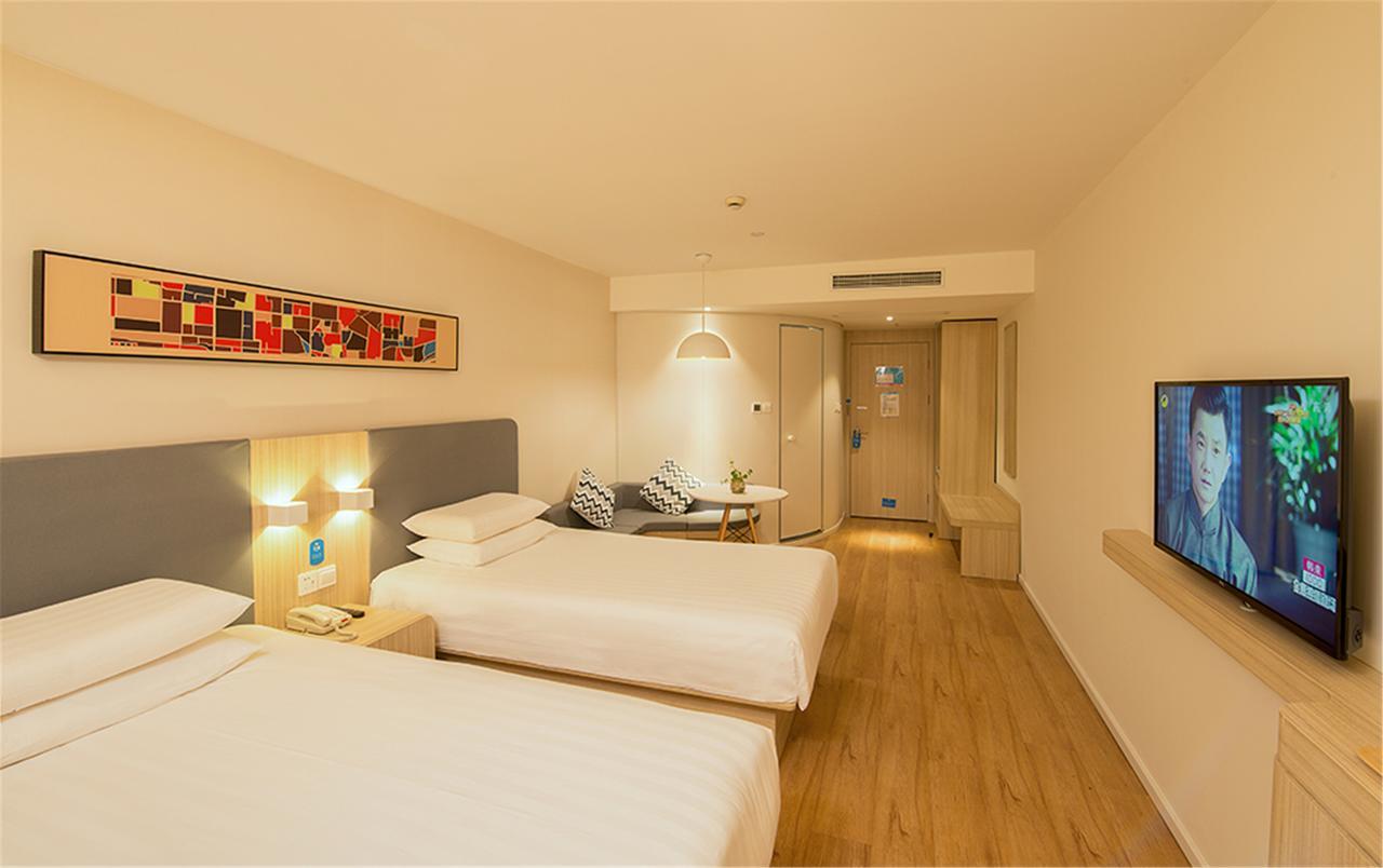 Hanting Hotel Qingdao Zhanqiao Railway Station Dış mekan fotoğraf